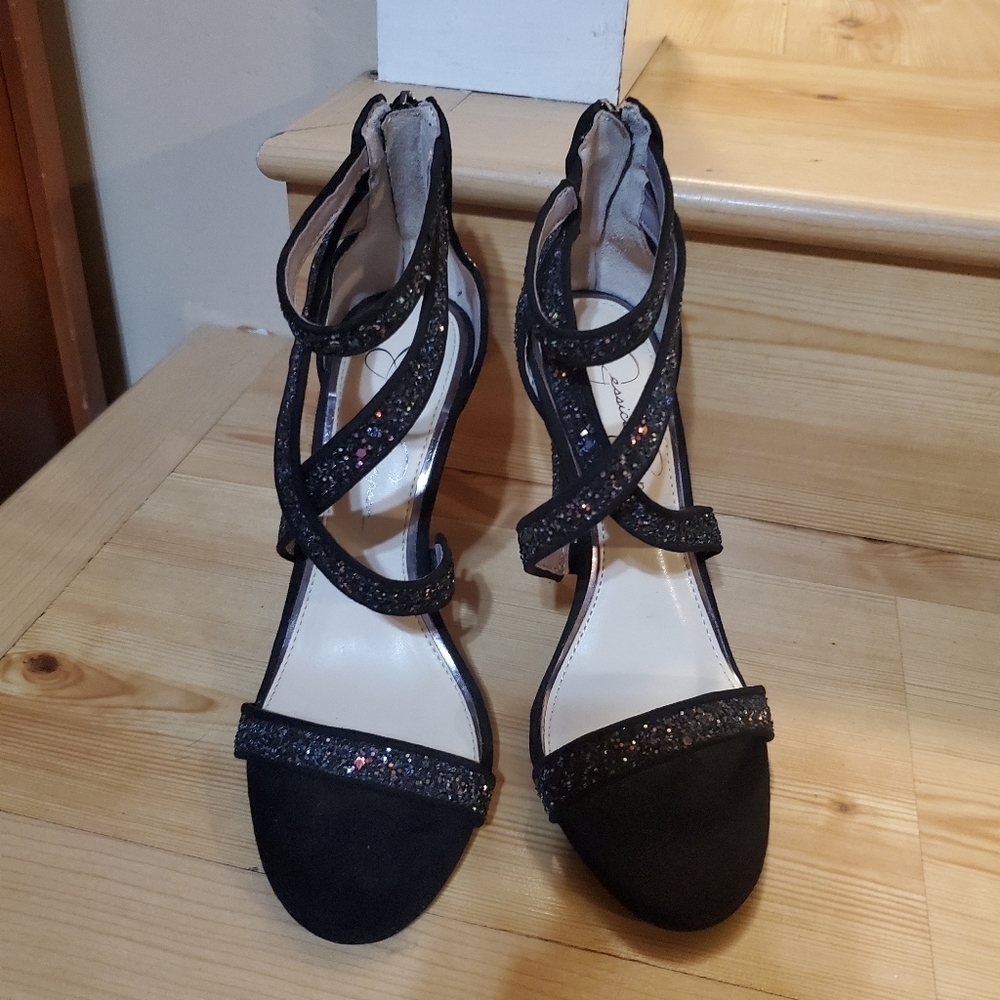 Jessica Simpson Women's Sparkle Heeled Sandals 👡 - Picture 2 of 13